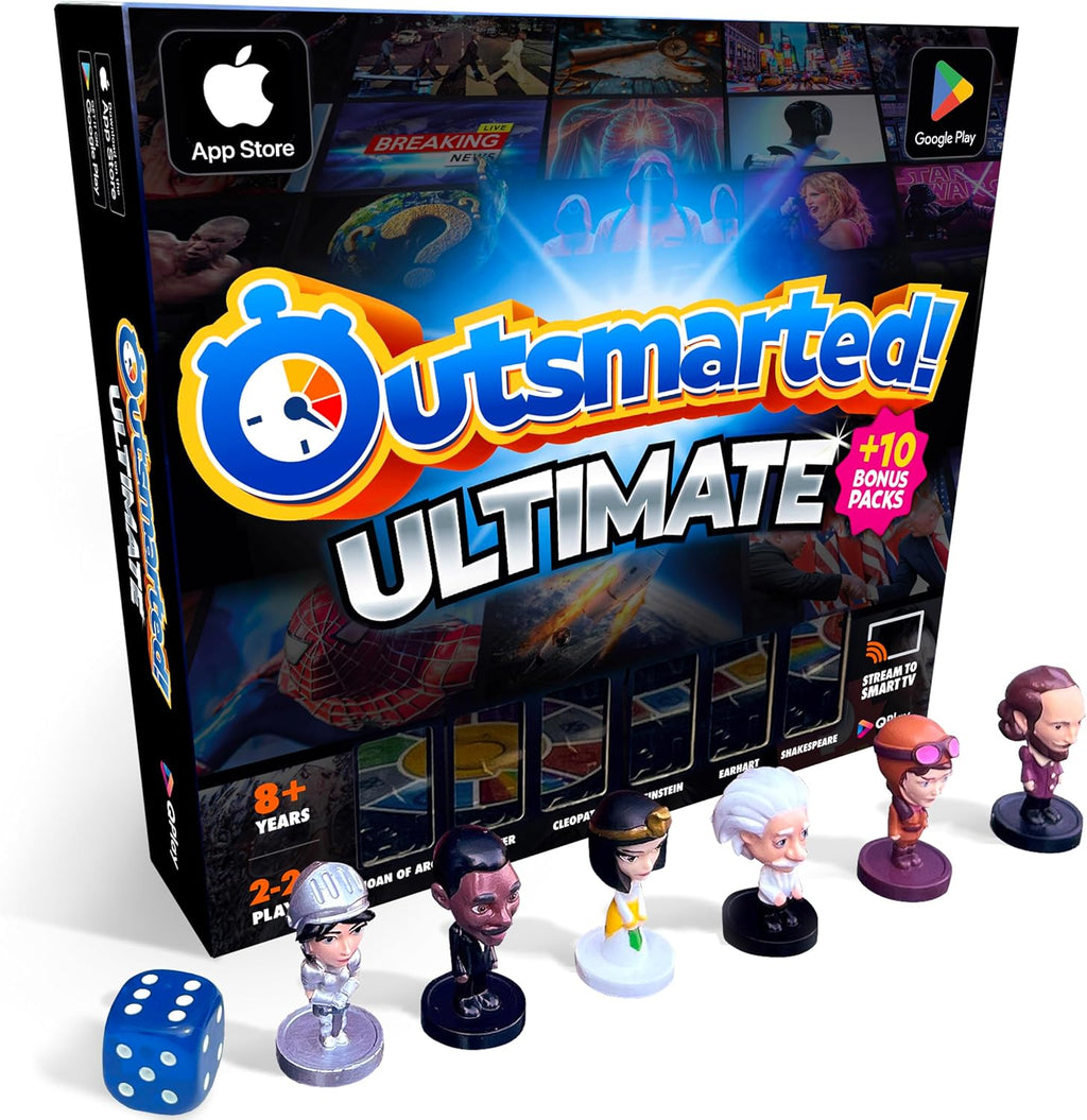 Outsmarted Live Quiz Show Juego de Mesa Interactivo - Ultimate, Edades 8+