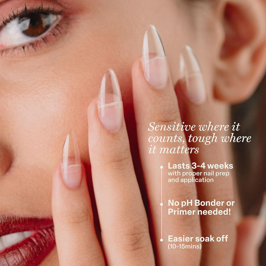 Aprés Extend Gel Sensitive - Adhesivo Soak Off Gel-X Tips sin HEMA...