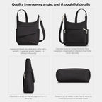 Travelon Bolso Mensajero Clásico Antirrobo
