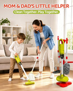 VLQ Juego de limpieza para niños pequeños - Juego de limpieza del hogar con