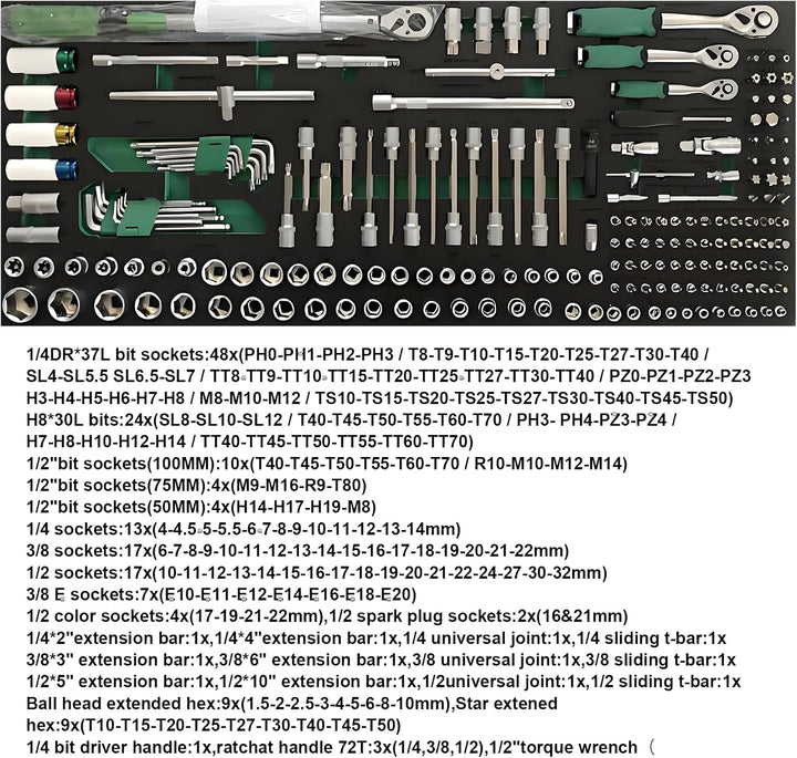 Griplier Juego de herramientas de reparación de automóviles de mecá...