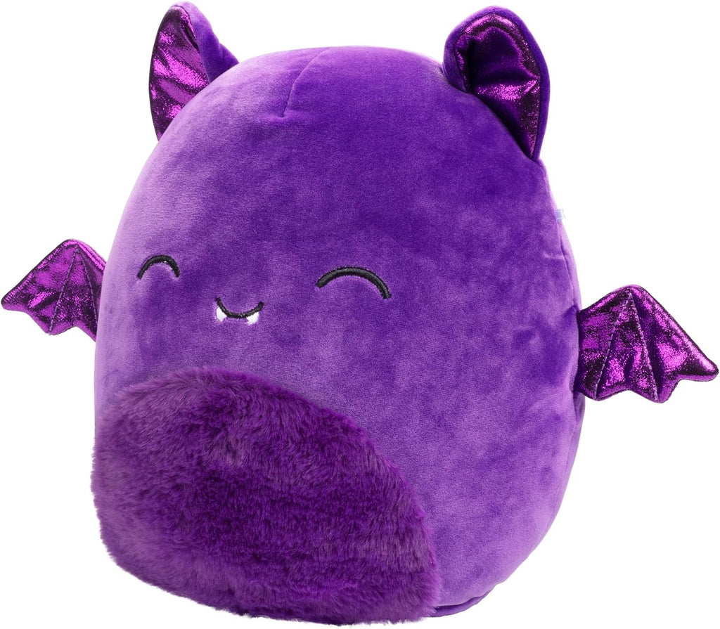 Squishmallows - Peluche de murciélago morado Blas de 10 pulgadas