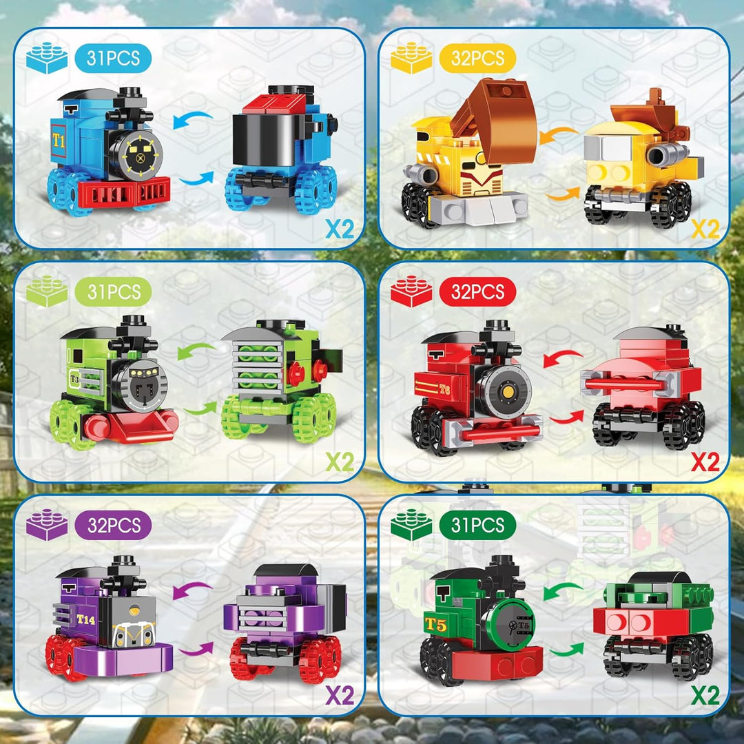 LEBOCADO Conjuntos de Bloques de Construcción Mini, 12 Piezas de Ju...