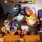 MAGIMUSE Kit de ganchillo para principiantes, kit de inicio de ganchillo para adultos, kit de ganchillo para Halloween, amigurumi, kits de animales de ganchillo, juego de hilo con tutoriales en video