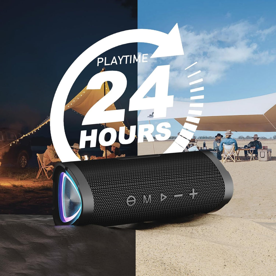 Vanzon Altavoz Bluetooth portátil inalámbrico con sonido estéreo de...