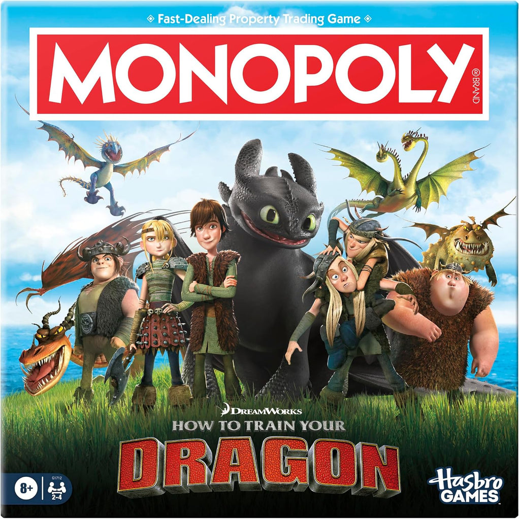 Hasbro Games Monopoly DreamWorks Cómo entrenar a tu dragón Edición