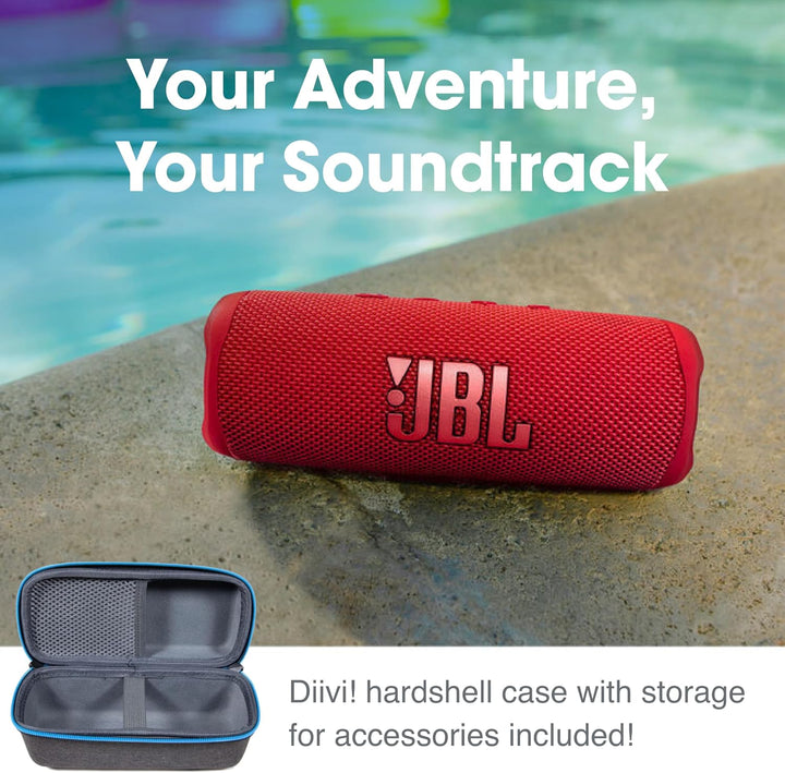 JBL Flip 6 (verde) + Paquete con estuche protector de carcasa dura...