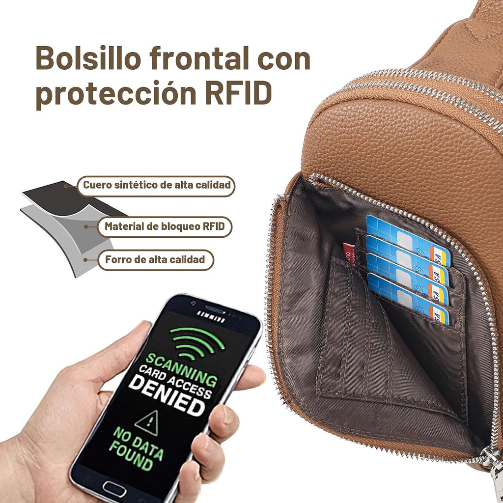Bolso de viaje pequeño, bolso cruzado antirrobo para mujer