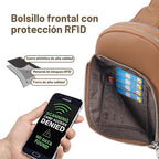 Bolso de viaje pequeño, bolso cruzado antirrobo para mujer