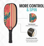 Palms-O-Aces Palas de pickleball de fibra de carbono - Núcleo 16 mm y Aprobadas por USAPA