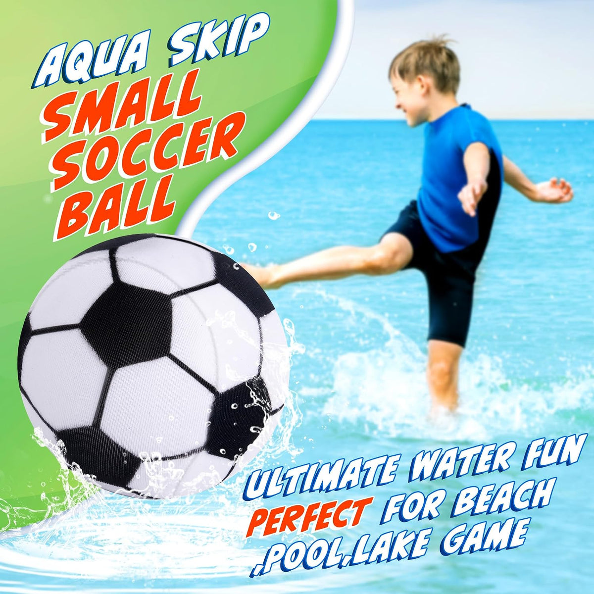 4 bolas de salto de agua para jugar en la piscina (fútbol)