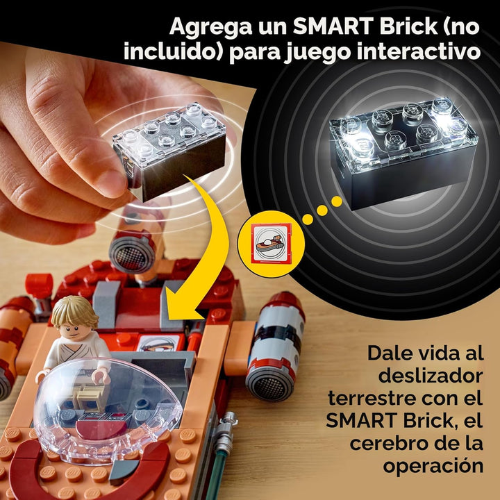 LEGO Star Wars SMART Play: Luke's Landspeeder - Juguete de cons...
