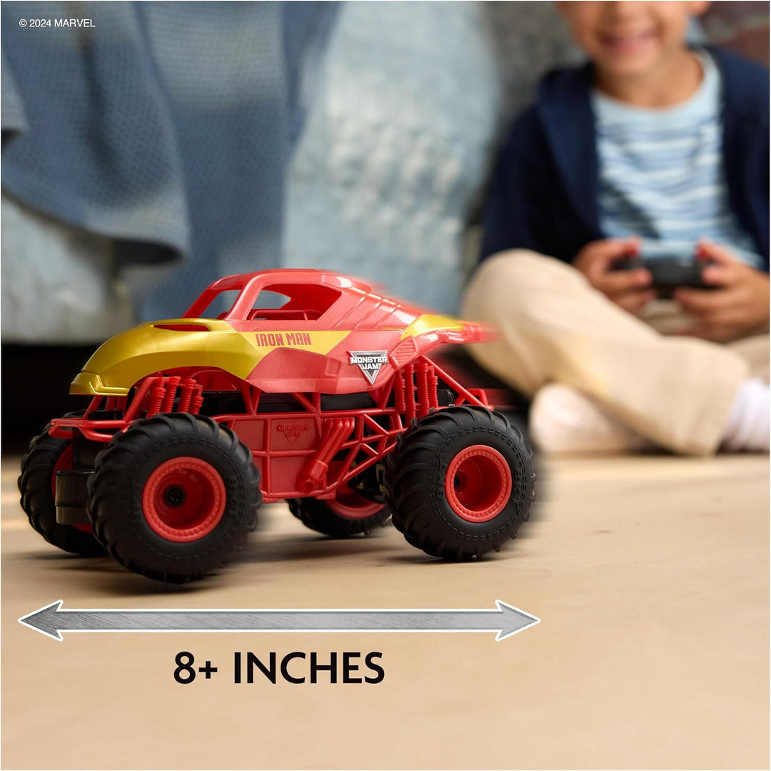 Monster Jam - Camión monstruo RC oficial de Marvel Iron Man, escala...