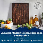 Sonder Los Angeles Alfred Tabla de cortar, nogal de grano final, 17x13x1.5 pulgadas