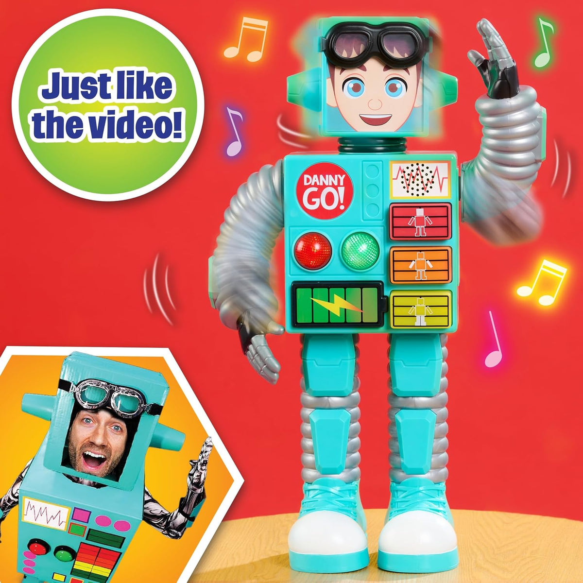 Danny Go! Robot Dancing, Juguete interactivo de baile programable