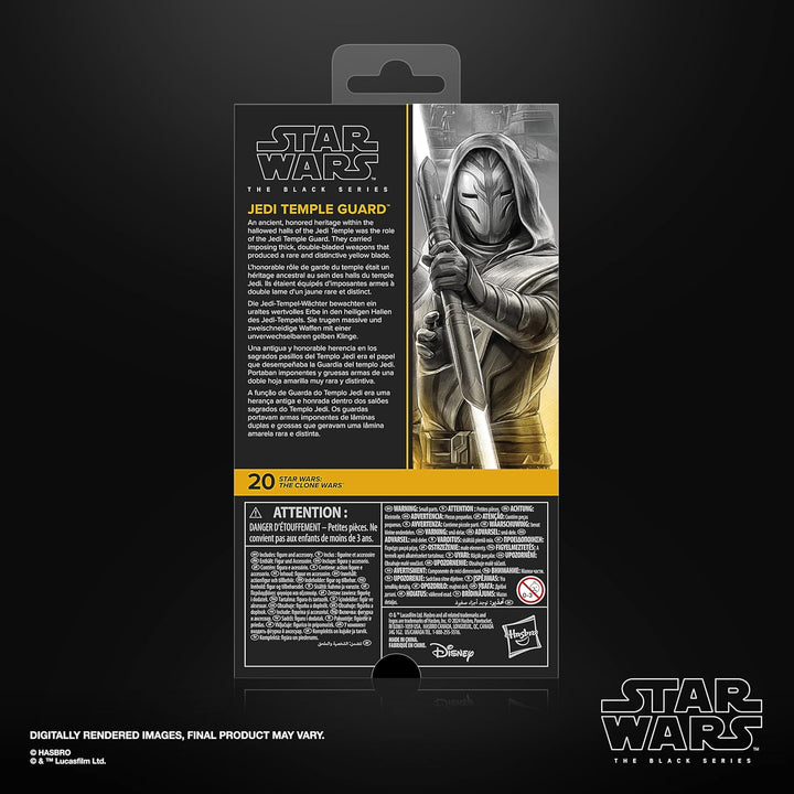 STAR WARS The Black Series Jedi Temple Guard, The Clone Wars - Figu...
