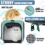 Portador grande para gatos, suave, plegable, bolsa de transporte