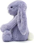 Jellycat Bashful Viola Bunny - Juguete de peluche, mediano, color morado