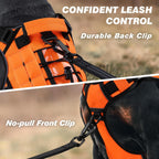 Correa para perro y arnés táctico para perro, juego reflectante resistente para entrenamiento de caminar