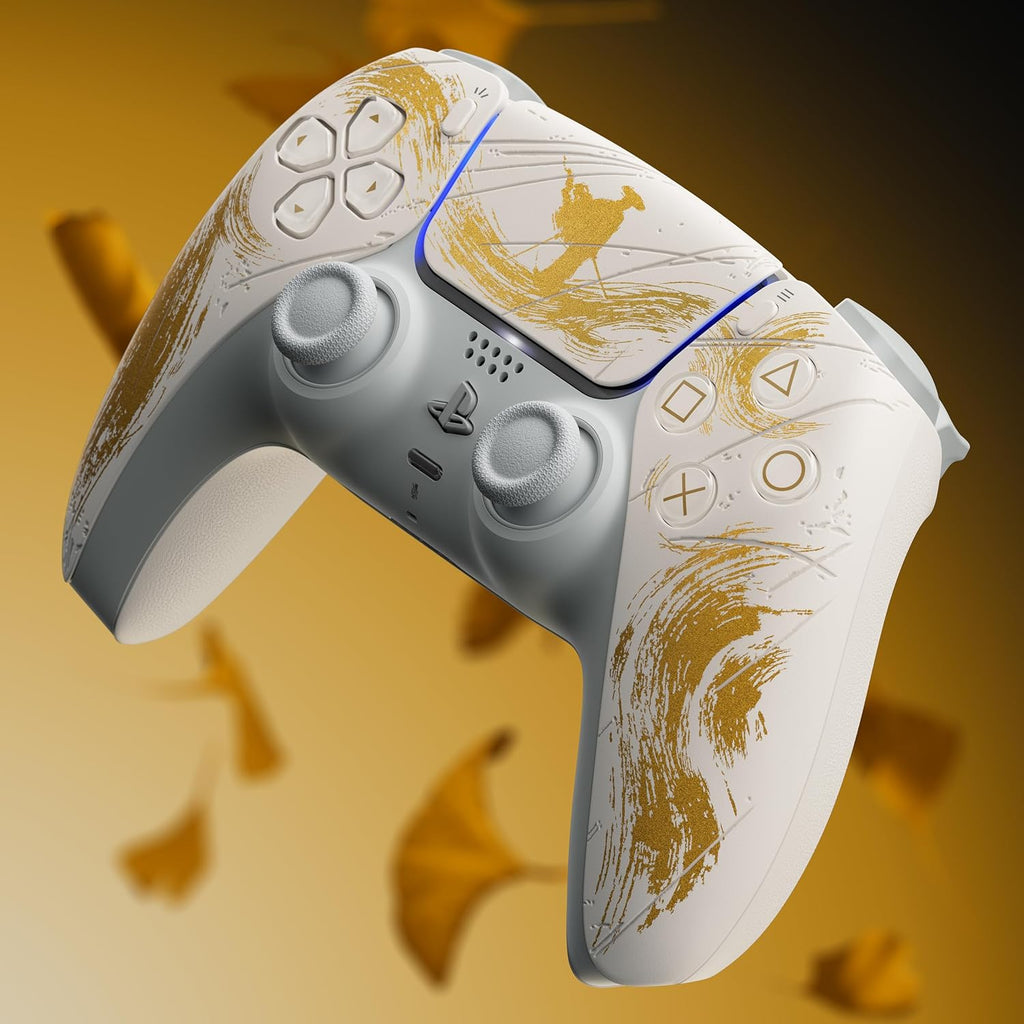 Control inalámbrico PlayStation DualSense - Edición limitada Ghost of Yōtei dorado