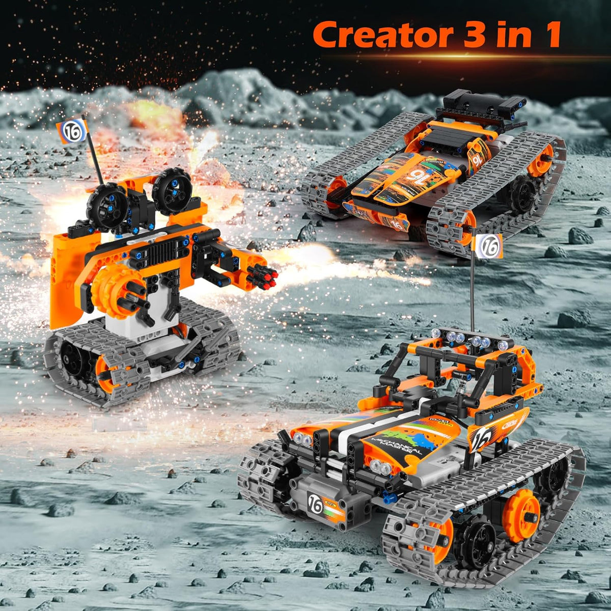 Kit de robot STEM para niños de 8 a 12 años, juegos de erectores de control remoto, kits de robótica de ingeniería, regalo educativo de cumpleaños para niños y niñas de 5 a 7 9 10 11 13 14