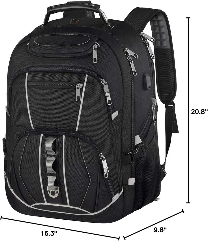 JCDOBEST Mochilas gaming para portátiles de 18.4 pulgadas con puert...