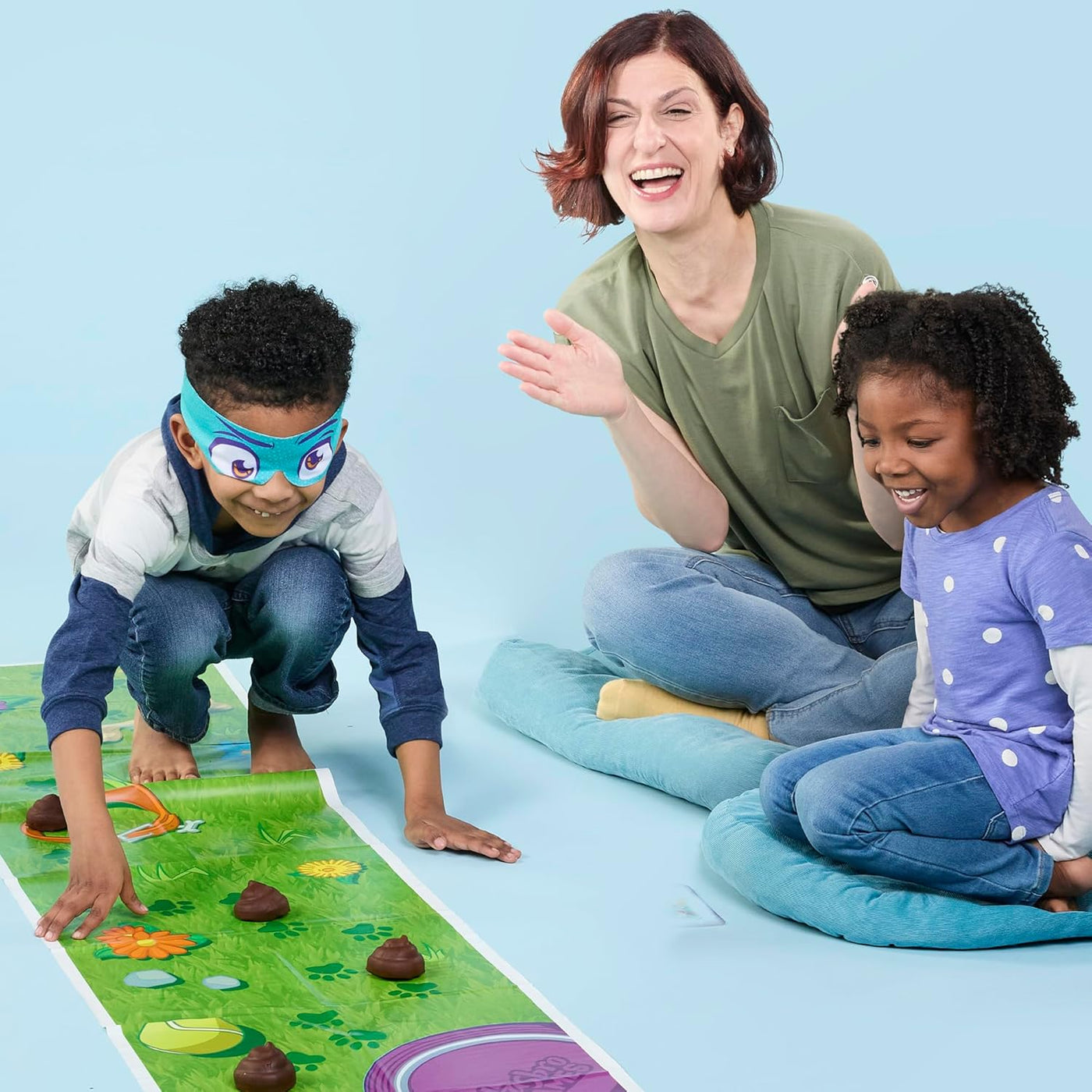 Dont Step in It Juego preescolar I Blindfolded Poop Party