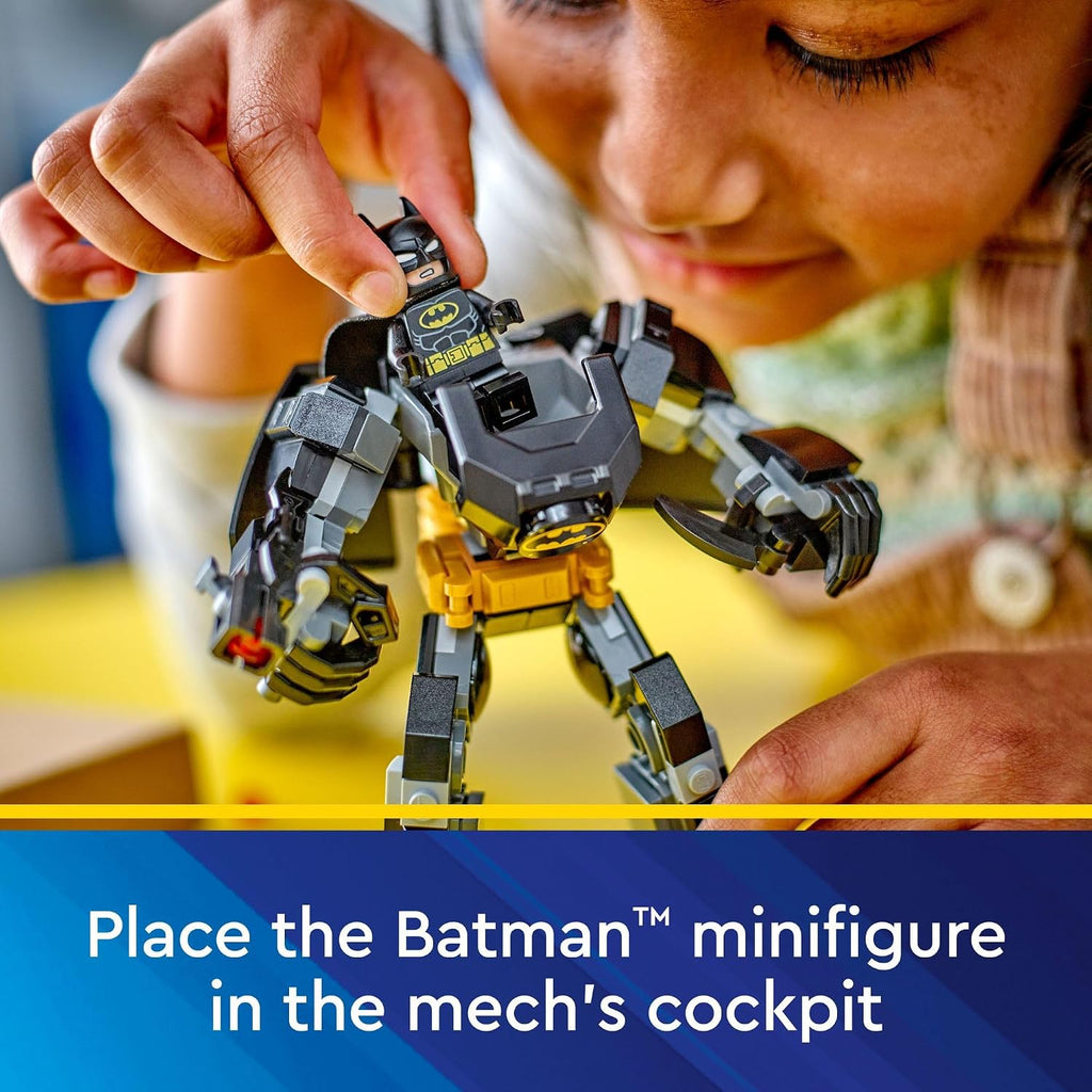 LEGO DC Batman: Armadura Mech de Batman Juguete Superhéroe, figura de acción