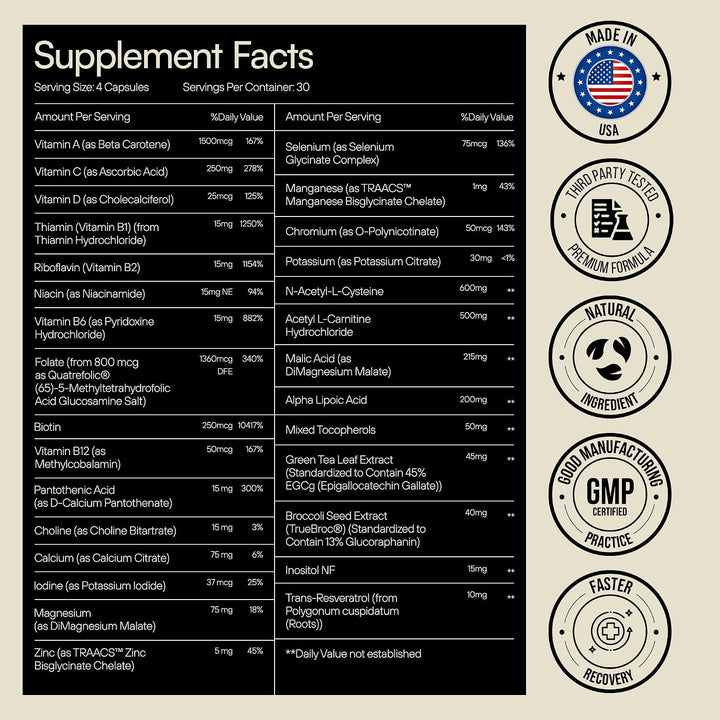 Heylo Multi+ Suplemento multivitamínico avanzado \u2013 Aumenta la...