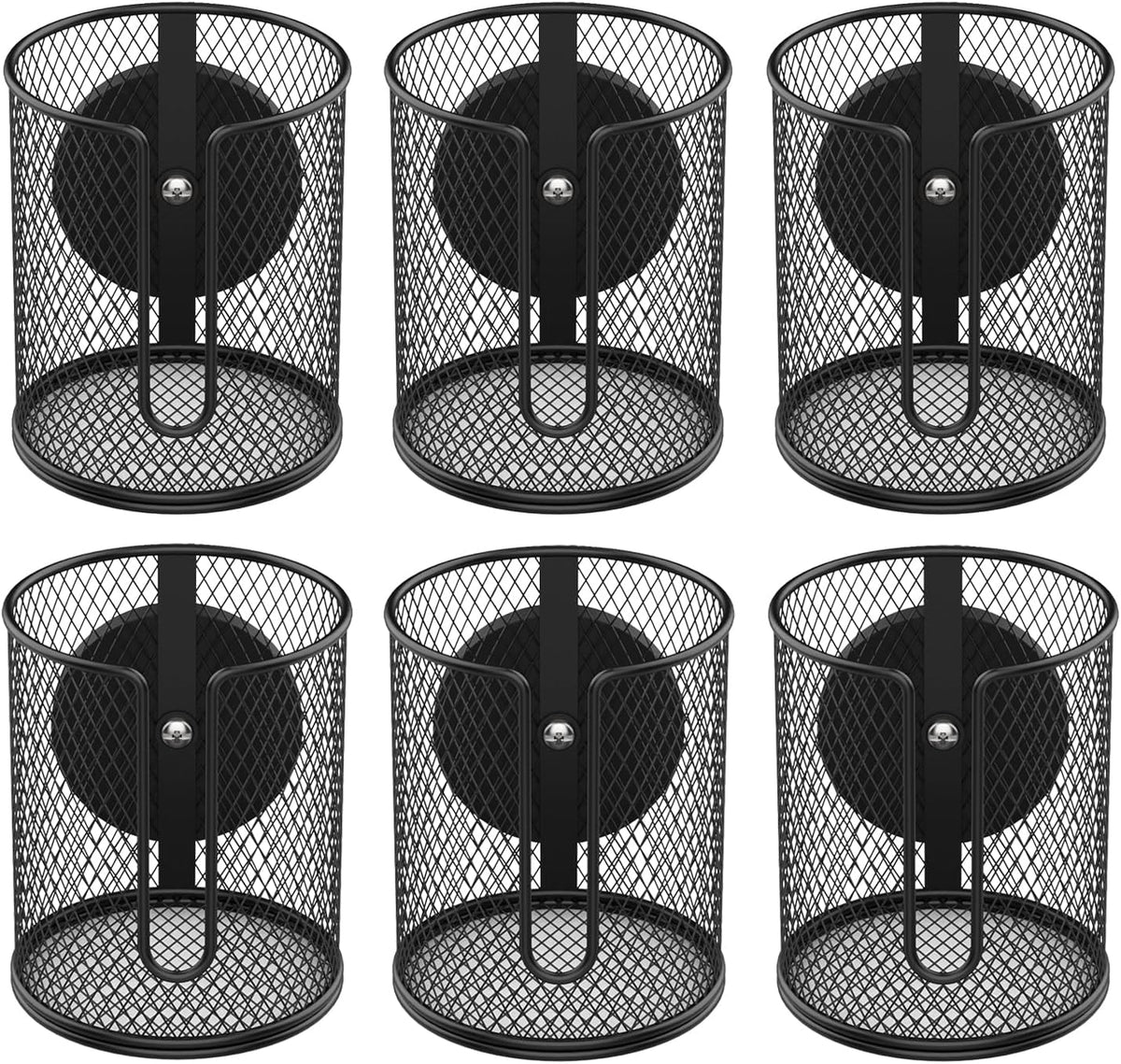 Paquete de 6 portavasos magnéticos, súper fuerte, anticaídas, soporte magnético para bebidas para tractores, cortacéspedes, autobús escolar y superficies de metal ferroso, organizador
