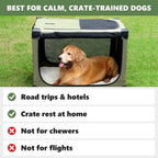 Jaula para perros de hasta 30 libras, plegable, suave, de 24 x 17 x 17 pulgadas, para perros de hasta 30 libras, perrera portátil de viaje para mascotas con 4 puertas con cremallera