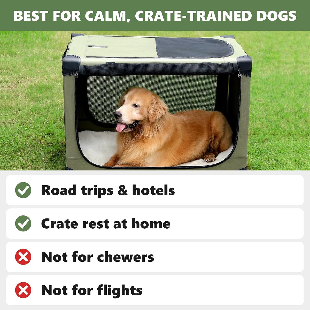 Jaula para perros de hasta 30 libras, plegable, suave, de 24 x 17 x 17 pulgadas, para perros de hasta 30 libras, perrera portátil de viaje para mascotas con 4 puertas con cremallera