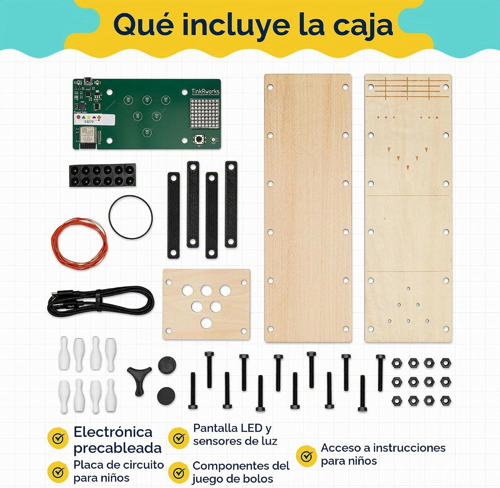 Juego de bolos STEAM para empujar, jalar y pasar, regalo STEM