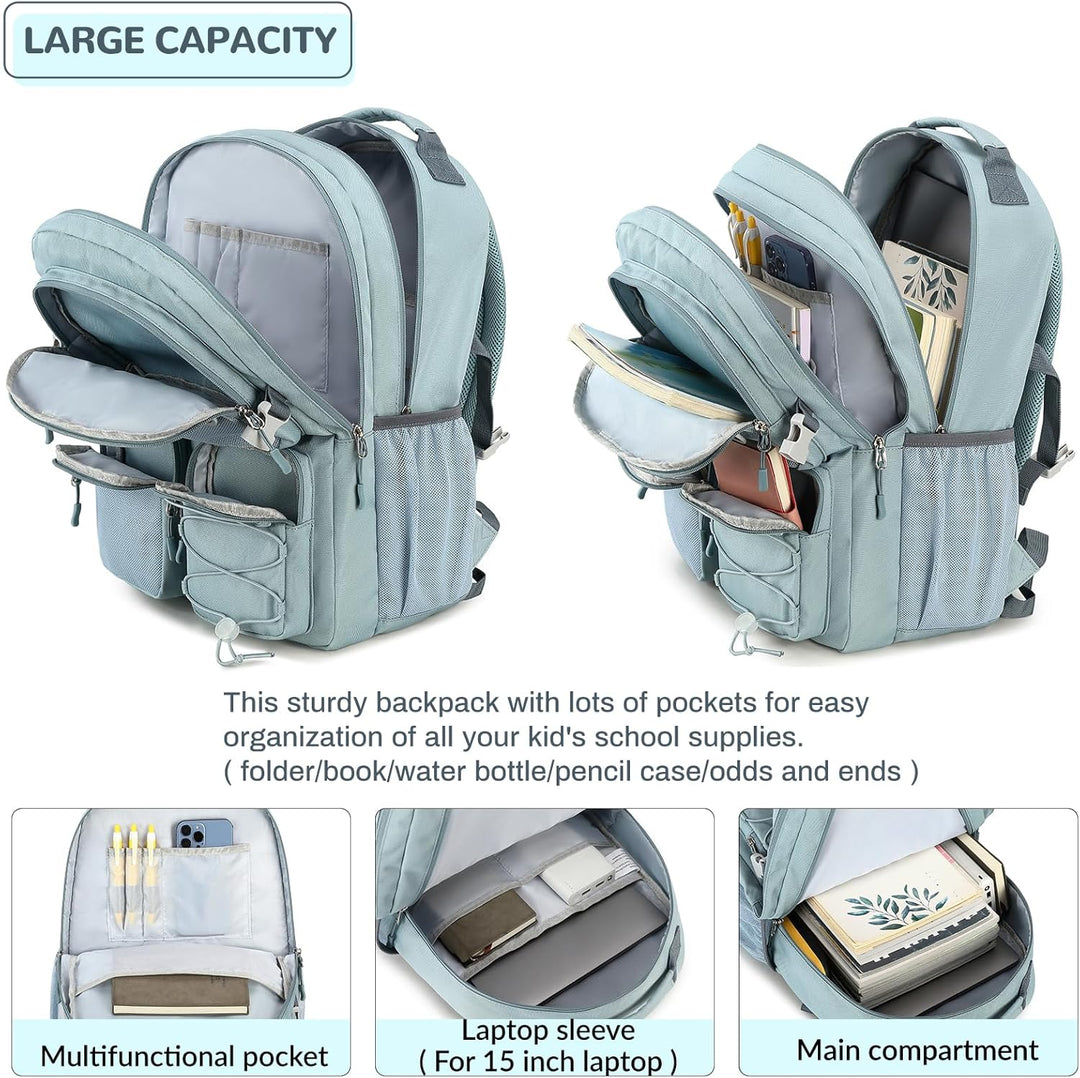 Mochila Lohol de Bolsillos Múltiples para Viajes Universitarios, Mo...