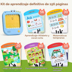 Tableta educativa JoyCat para niños, tarjetas didácticas fonéticas con voz de 156 páginas