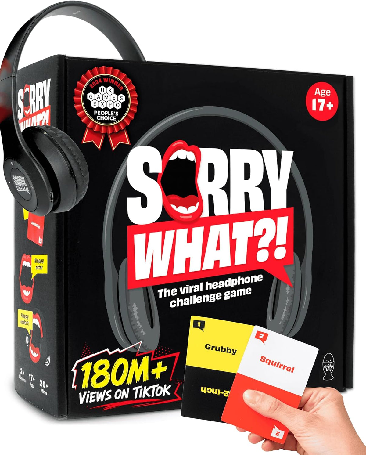 Sorry What - Award Winning Headphone Challenge Party Game para Adults 17+