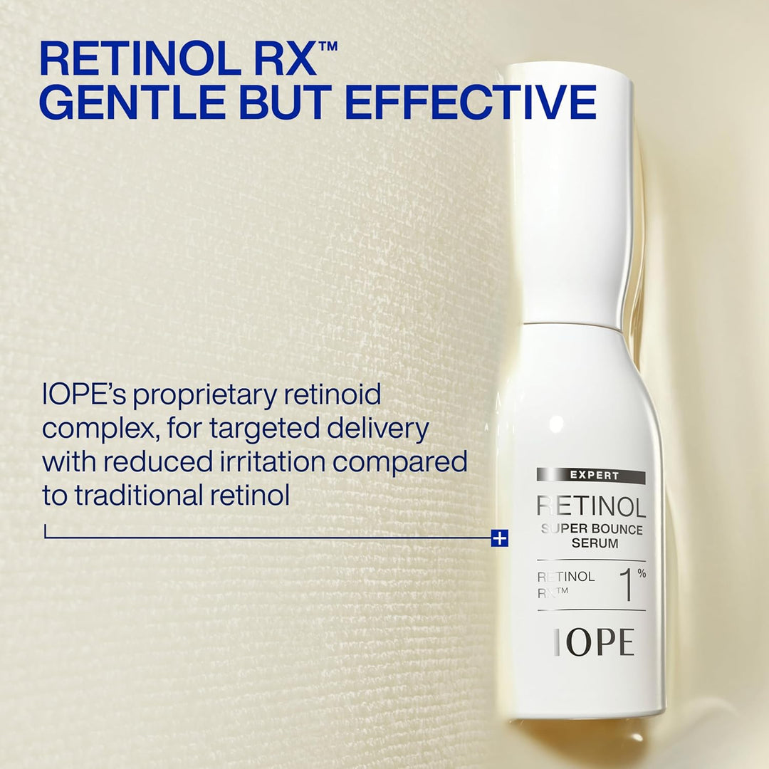 IOPE Expert Retinol RX 1% Super Bounce Serum - Suero facial antienv...