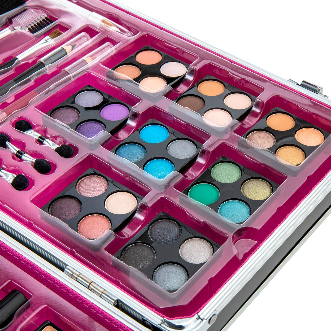 Vokai Kit de maquillaje \u2013 32 sombras de ojos, 6 brillos de lab...