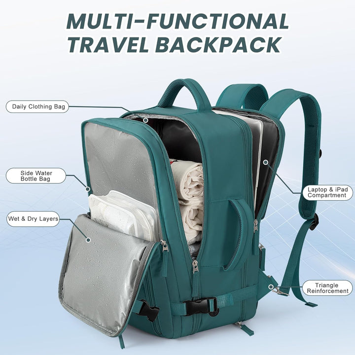 Beraliy Mochila de viaje para mujer como artículo personal, bolsa d...