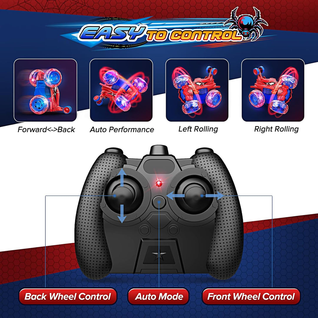 Coche de Control Remoto Coches RC Juguetes, Genial Coche de Acrobac...