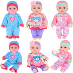 ebuddy Muñeca de bebé de 12 pulgadas y accesorios, Rosa