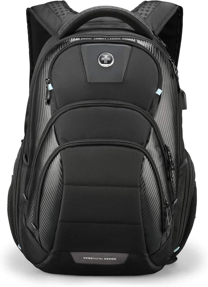Mochila de diseño Swissdigital Circuit para hombres, Grande, Moderno
