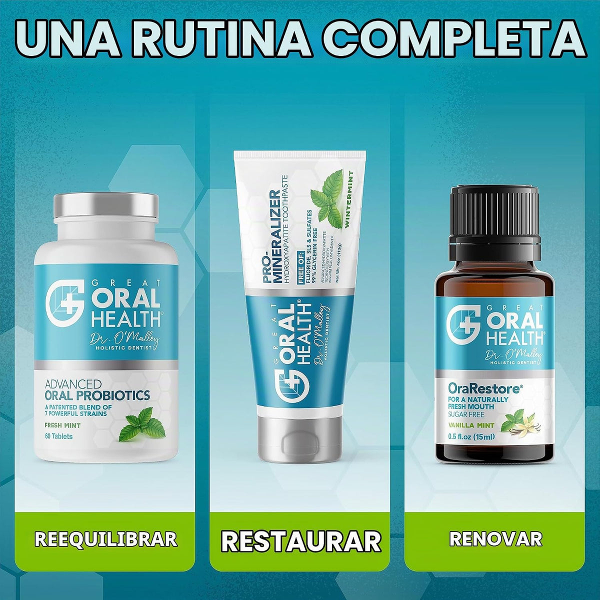 Probióticos orales para tratamiento bucal para el mal aliento para...