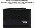 TUMI - Alpha Slim Billetera Individual Billetera para Hombres - Negro, Negro -
