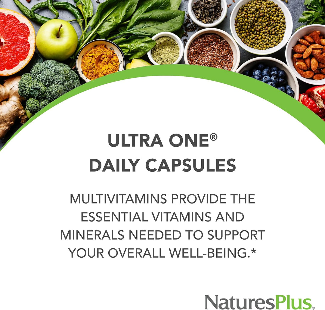NaturesPlus Ultra One Daily sin hierro \u2013 90 cápsulas de acción...