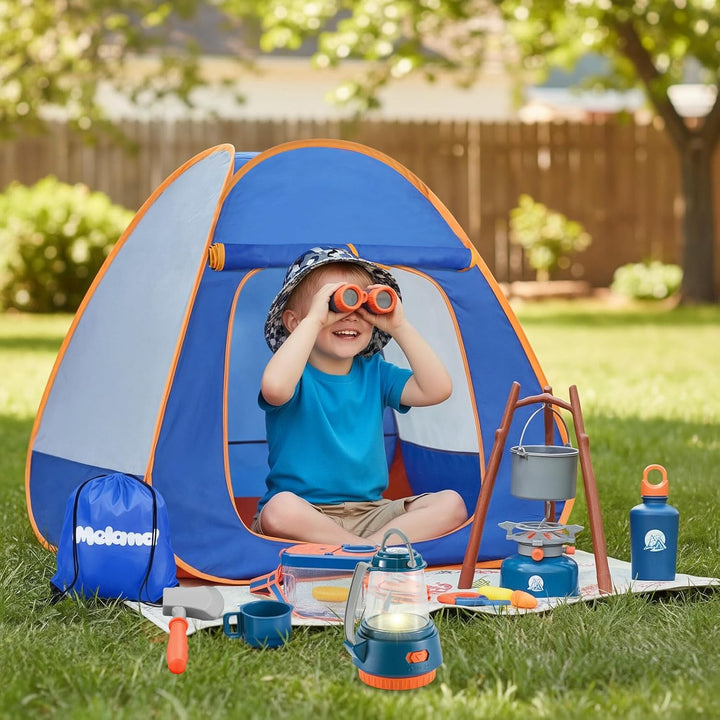 Meland Juego de camping para niños con tienda de campaña, ju
