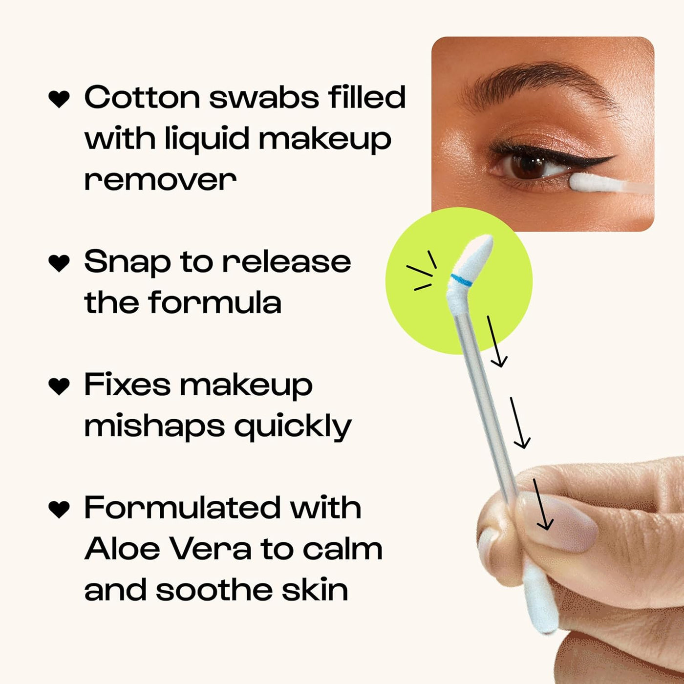 ALLEYOOP Everyday Essentials - Kit de maquillaje + hisopos para qui...