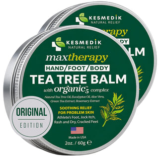 KESMEDIK Bálsamo MaxTherapy de Aceite de Árbol de Té, Alivio para l...