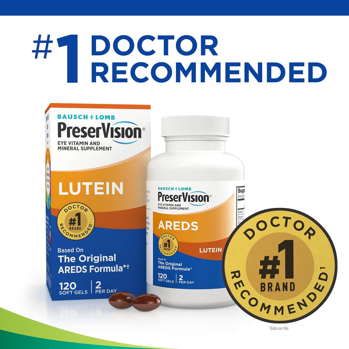 Suplemento de vitaminas y minerales para los ojos PreserVision de B...