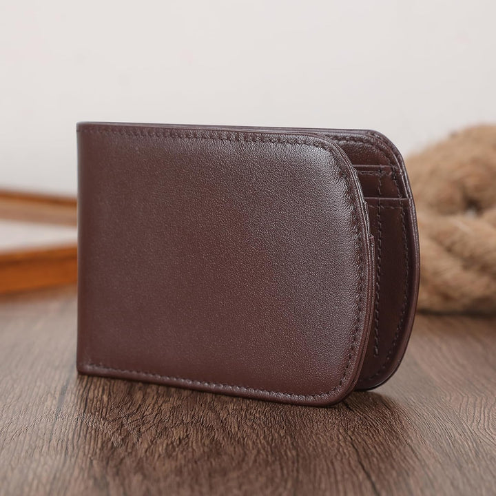 Cartera Polare delgada curva para bolsillo frontal con bloqueo RFID...